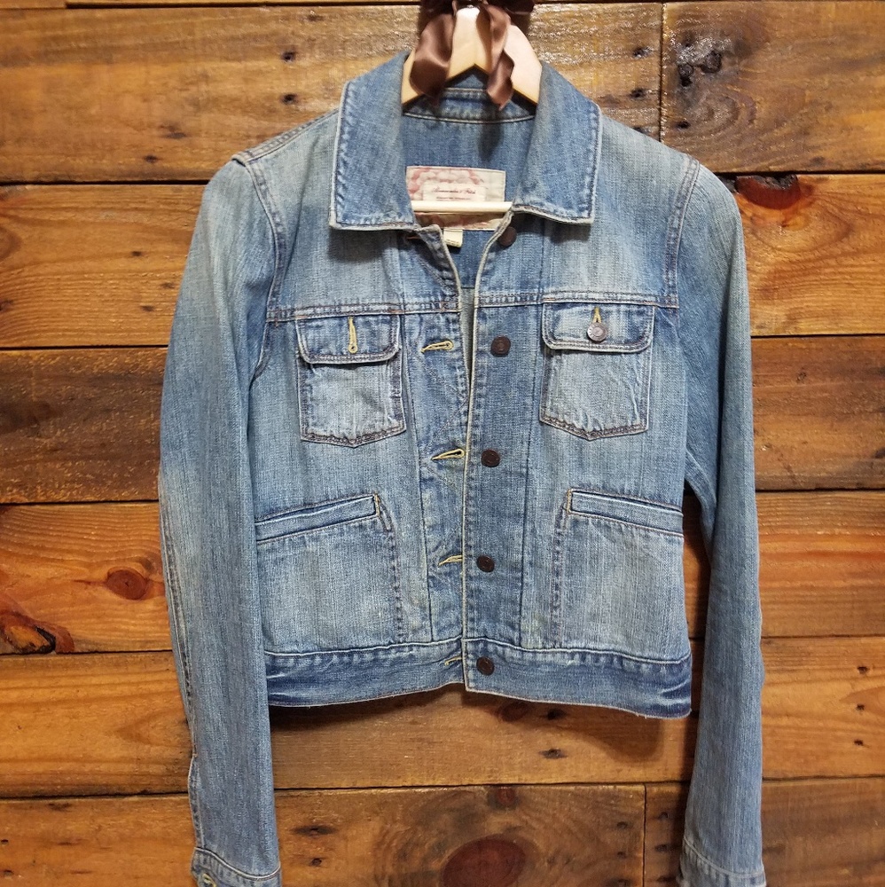 Abercrombie and fitch vintage denim jean jacket